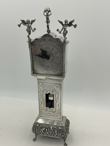 Antike tisch standuhr - antike, silber