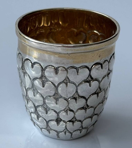 800 silber herzbecher - herzbecher, adam