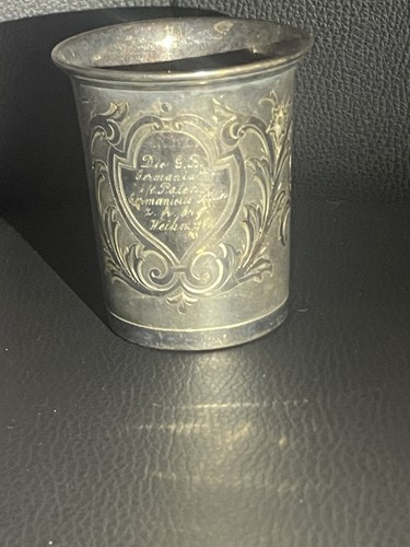 Antiker 800 silber - becher, 1890