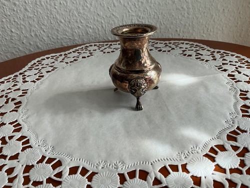 Zahnstocherbecher versilbert - -,