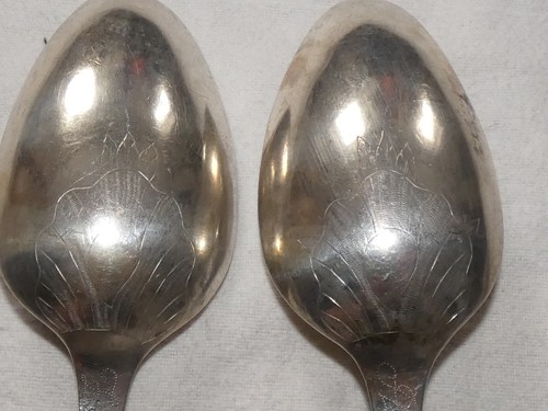 Uralte silber löffel von - 2,