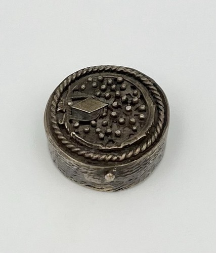 Seltene pillendose silber - pillendose,