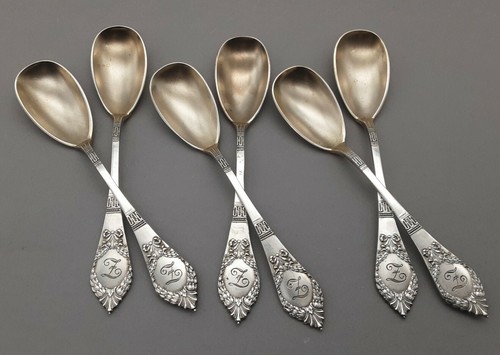 Eislöffel 800er silber - eislöffel,