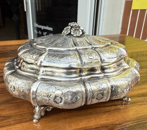 Silber deckel dose schatulle - dose,