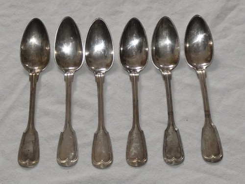 Alte löffel lot silber - 6,