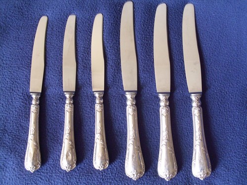 Silbermesserset 6 messer - –,