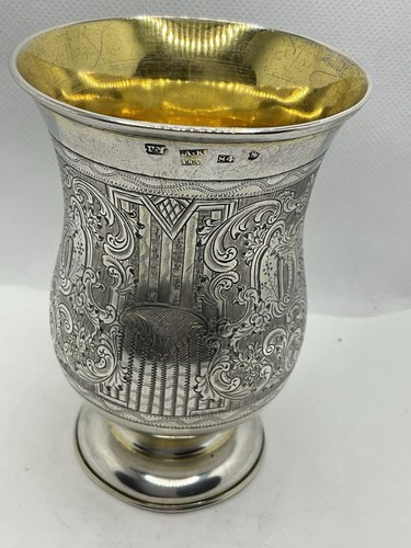 Großer fußbecher silber - großer,