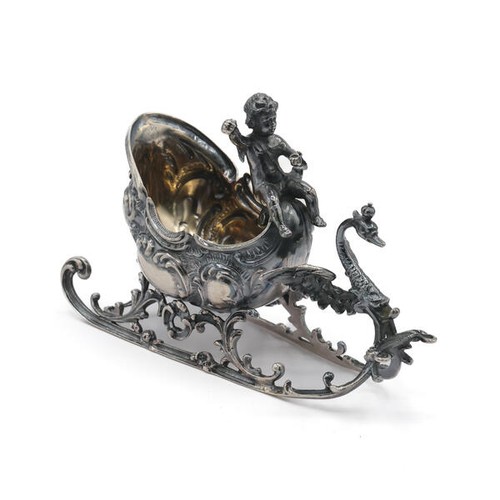 Traumhafte kutsche mit drache - mit,