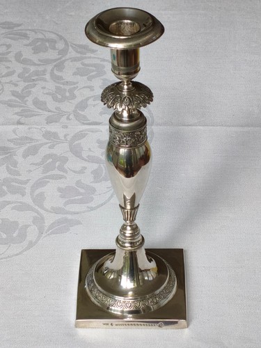 Silberleuchter biedermeier - silberleuchter,